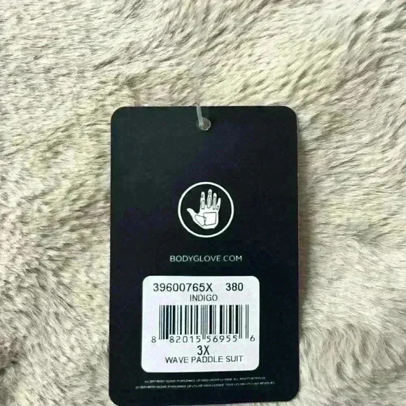 Body Glove Indigo Vivid Field Long Arm One Piece Wave Paddle Swimsuit size 3X - Picture 9 of 14